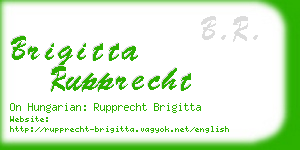 brigitta rupprecht business card